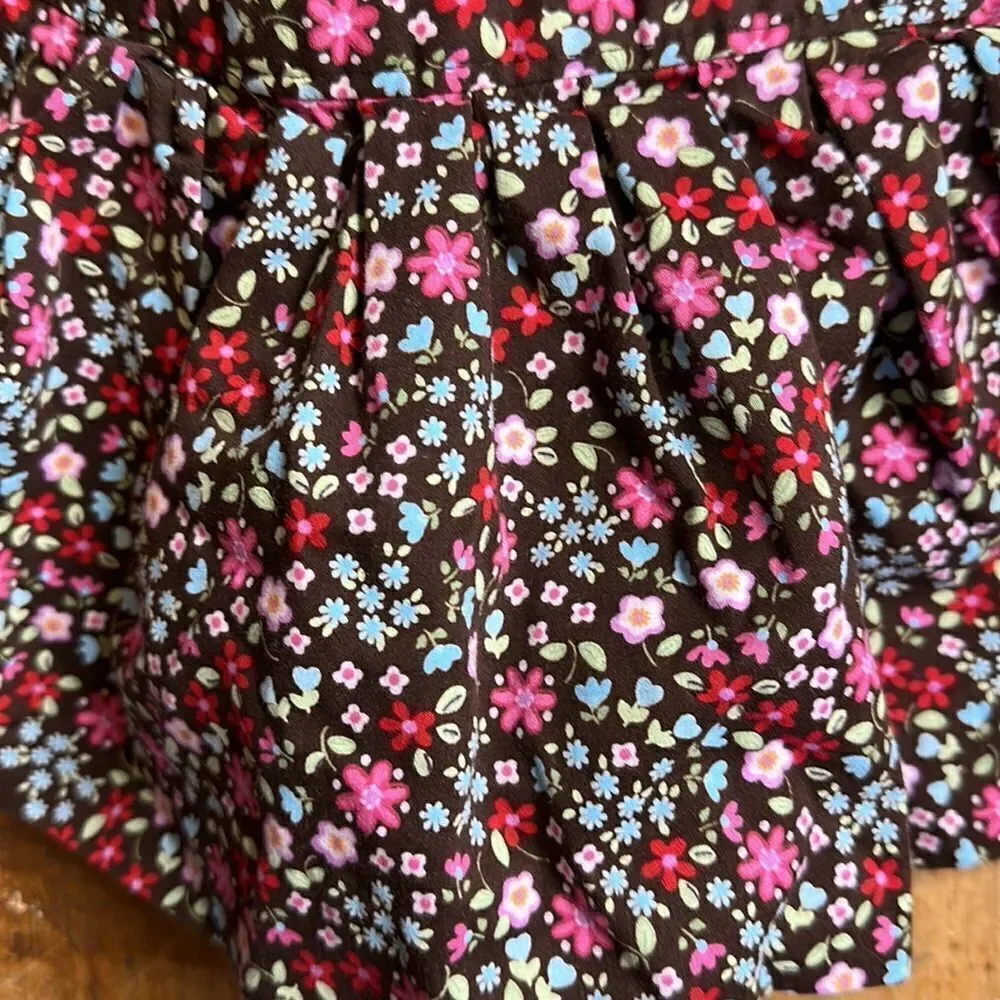 Gap skirt size 6 to 12 months floral skirt cotton bloomers winter spring boho
